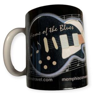 VTG MUG MEMPHIS ELVIS BIRTHPLACE & HOUSE OF ROCK & ROLL & HOME OF THE BLUES NWOT